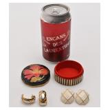 2 paires de boucles d'oreilles, signées,