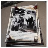 4 affiches, dont Belmondo, Pulp fiction et