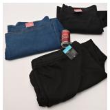 3 pantalons de femme, grandeur 4XL, neufs