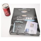 Boîte de feuilles pour cartes de collection