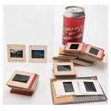 Lot d'anciennes diapositives, dont voyages