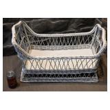 Bassinette en osier, vintage
