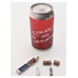 2 statuettes religieuses de tranchée, avec