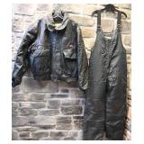 Manteau et salopette Taurus Canada, en cuir,