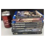 Films DVD et Blu-ray, dont Star Wars et