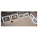 6 cadres numérotés