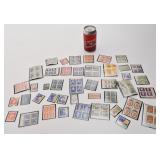 Collection d'anciens timbres du Canada