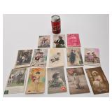 Rares cartes postales antiques, début 1900