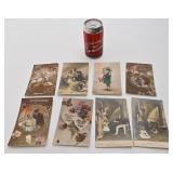 Rares cartes postales antiques, début 1900