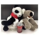 2 sacs à dos, koala et panda