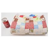 Courtepointe vintage, 80'' x 84''