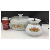 Plat Corning Ware spice of Life, avec couvercle