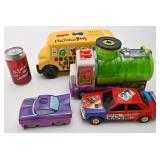 4 jouets véhicules
