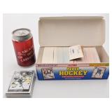 Lot de cartes de hockey, dont Score des