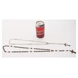 2 chapelets vintage, Lourdes et Italie