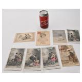 Rares cartes postales antiques, début 1900