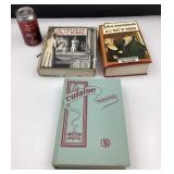 3 livres des années '50-'60, dont La cuisine