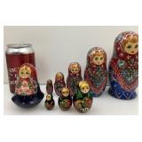 Lot de poupées russes / matriochkas