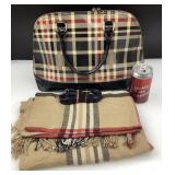 Grande bourse, avec foulard