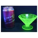 Coupe à dessert en verre dépression ouraline,