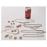 Lot de bijoux en pierres du Rhin