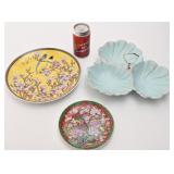 Assiette à bonbons, USA, et 2 assiettes
