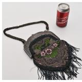 Ancienne bourse perlée, style victorienne