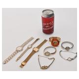 Lot de montres, dont Seiko, Bulova, Marcel