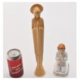 Statuette de Sainte Marie, 13'', et bibelot de