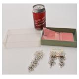 Ensemble broche et boucles d'oreilles Lucie Côté