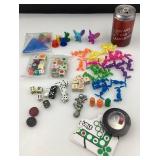 Lot de pièces de jeux variés