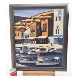 Toile signée, 20'' x 24'' encadrée