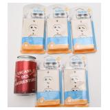 5 cache-prises pivotants Safety First, neufs