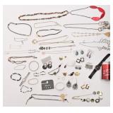 Lot de bijoux, dont argent alpaca, Spoutnik,