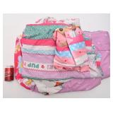 Ensemble de draps Pat Patrouille, double,