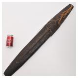 Masque en bois sculpté, style africain