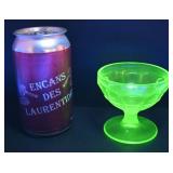 Coupe à dessert en verre dépression ouraline,