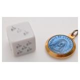 Relique médaille de Marie de l'incarnation