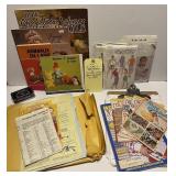 Lot de livres de couture et de patrons
