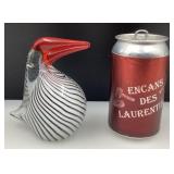 *Oiseau en verre soufflé
