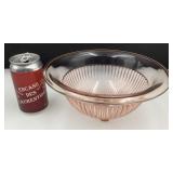 Bol à melanger Hazel Atlas, en verre dépression