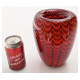 *Vase en verre soufflé