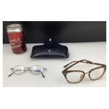 2 paires de lunettes