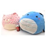 2 peluches Squishmallows