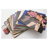 Lot de vinyles 33 tours / RPM, dont Elvis