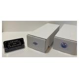 2 boîtes de cartes de hockey