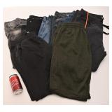 6 paires de jeans, homme, et 2 jogging,