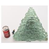 *Lampe pyramide, en verre