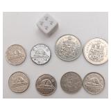 Lot de pièces de monnaie de collection,