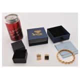 Bracelet en or laminé / gold filled et boutons